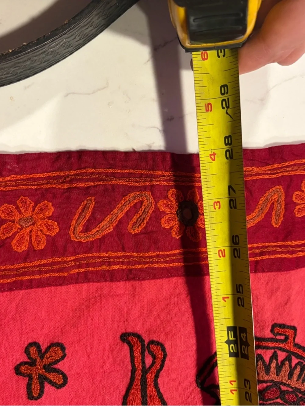 Tribal Vintage Handmade Embroidered Tapestry